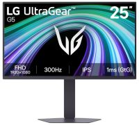 Монитор 25" LG UltraGear 25G550B-B 1920x1080 LED, 16:9, IPS, 300cd, 1000:1, 1ms(GtG), 178/178, DP, HDMI, audio, 300Hz, tilt, HAS, pivot, VESA, black