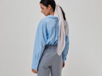 Платок шейный Божественный/Divina, бежевый I