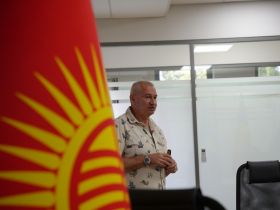 Секретарь СЖР Владимир Касютин принял участие в образовательной программе Медиашколы «Евразия» в Республике Кыргызстан