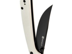 Складной нож Sencut Skelfin, сталь 9Cr18MoV, рукоять G10, белый