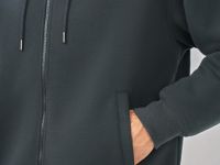 Толстовка на молнии с капюшоном, Серый