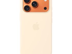 Чехол-накладка Silicone Case with MagSafe/Camera Control для iPhone 17 Pro (Vanilla)