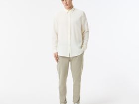 Мужская хлопковая рубашка Lacoste