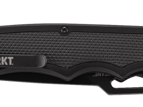 Складной нож CRKT 7050 Septimo, сталь 8Cr13MoV Black Oxide Finish Combo Edge, рукоять алюминий/резиновые вставки