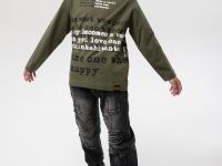 Фуфайка трикотажная для мальчиков (футболка с длинными рукавами)