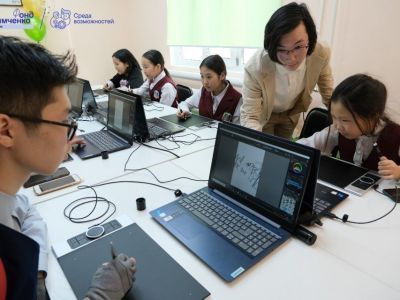 В Борогонцах открыли пространство для креативного развития и досуга детей