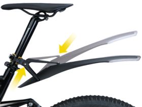 Комплект крыльев Topeak DeFender XC1/XC11 26"-27.5" TC9627 (черный / серый)