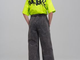 Брюки трикотажные для девочек (кюлоты)