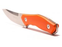 Нож с фиксированным клинком Fantoni, C.U.T. Fixed, FAN/CUTFxSwOrLBk, сталь CPM-S30V, рукоять cтеклотекстолит G-10, оранжевый