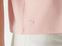 Женская хлопковая футболка Lacoste