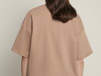 Оверсайз футболка из трикотажного интерлока