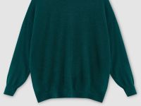 Оверсайз джемпер из мохера и шерсти