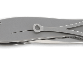 Складной нож CRKT Eros Large - Flat Handle, сталь AUS 8, рукоять сталь 420J2