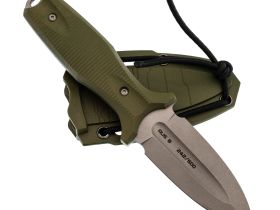 Тактический нож N.C.Custom Grave 2.0, сталь AUS-8, рукоять Elastron olive