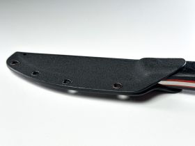 Нож с фиксированным клинком Vostron Onega, сталь Х12МФ, рукоять G10, черный