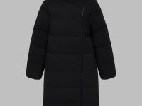 Длинный пуховик с натуральным пухом