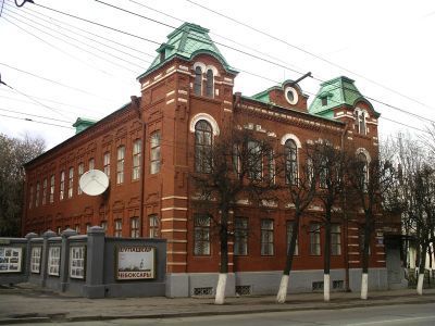 Дом, в котором в 1930 г. был открыт Чувашский государственный педагогический институт - первое высшее учебное заведение Чувашии