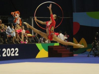 Якутские гимнастки выступили в первый соревновательный день на Играх "Дети Азии"