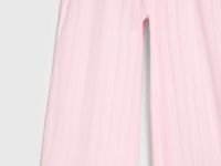 Пижамные брюки из ажурного трикотажа, Розовый