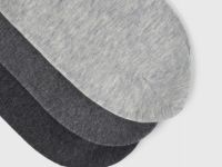 Короткие носки, 3 пары, Серый