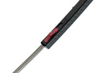 Автоматический выкидной нож Nimo Samurai, сталь дамаск, черный
