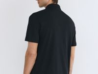 Поло из хлопка, Черный