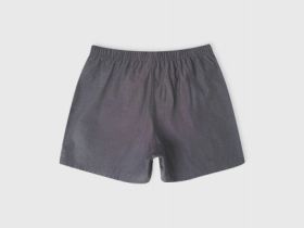 Текстильные боксеры, Серый