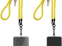 Шнурок Krutoff Нейлон для телефона и ключей 1.2m Yellow