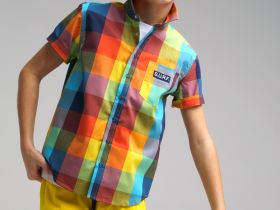 Сорочка текстильная для мальчика