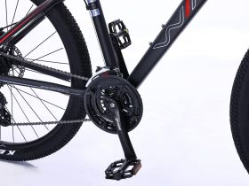 Горный велосипед Wind K2 27.5, год 2025, цвет Черный-Красный, ростовка 19