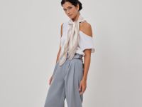 Платок шейный Божественный/Divina, бежевый II