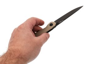 Нож Mr.Blade Astris Gen.2 blackwash сталь D2, рукоять Tan G10