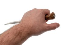 Нож Финка Дол, сталь, N690, рукоять карельская береза