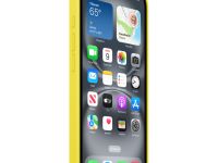 Клип-кейс Apple Silicone с MagSafe для Apple iPhone 16 Жёлтый