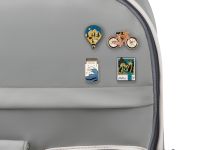 Набор металлических значков MESHU "Travel time", эмаль, 4 шт