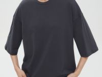 Футболка унисекс из хлопка оверсайз силуэта