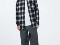 Широкие брюки с карманами, Серый