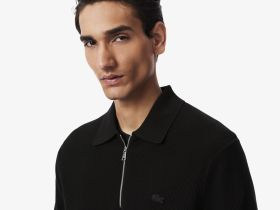 Мужской кардиган Lacoste из смеси хлопка и шерсти