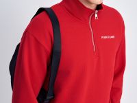 Толстовка на молнии с воротником-стойкой