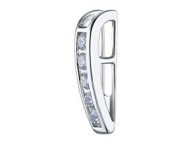 Классическая подвеска из серебра э0612пд02183900_white