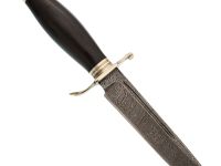 Финка НКВД, сталь дамаск, рукоять граб