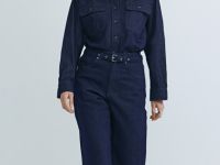 Широкие джинсы Wide leg с ремнём, Синий