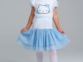 Платье трикотажное для девочек