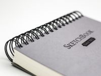 Скетчбук для графики Малевичъ "GrafArt" серый 21х29 см 80 л 150 г