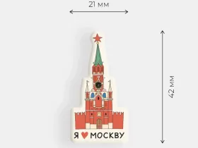 Стикер объемный "Москва. Кремль"