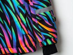 Комплект текстильный с полиуретановым покрытием для девочек: куртка, полукомбинезон