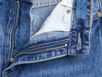 Прямые джинсы для девочек, Синий