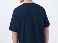 Базовая футболка из хлопка, Синий