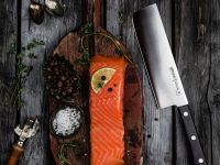 Нож кухонный овощной накири Samura "HARAKIRI" (SHR-0043B) 170 мм, сталь AUS-8, рукоять ABS пластик, чёрный