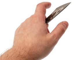 Нож киридаши Koi Dragon, сталь AUS-8